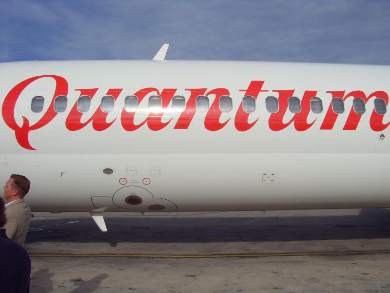 Flugzeug von Eurowings am Flughafen von Mallorca