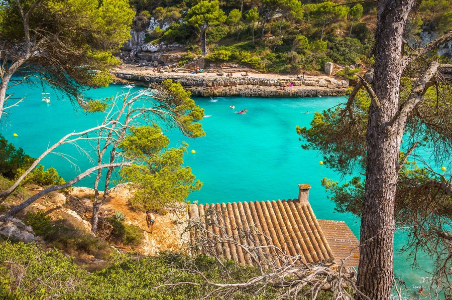 View of Cala Llombards, Mallorca