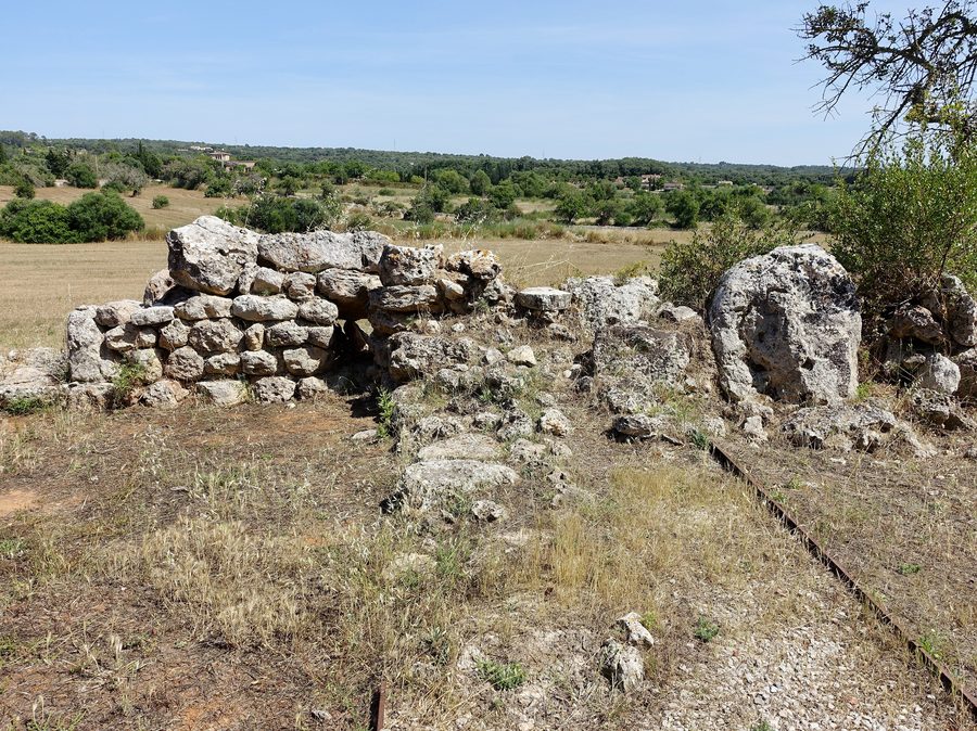 Talayotisches Heiligtum Son Corró in der Gemeinde Costitx auf Mallorca