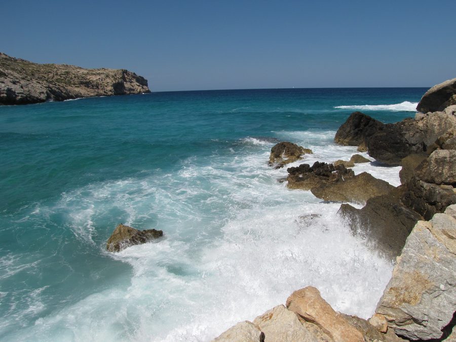 Ansicht von Cala de Sant Vicenç auf Mallorca