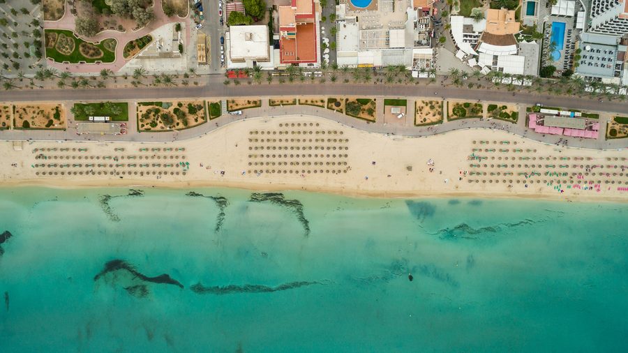Strand von S'Arenal auf Mallorca