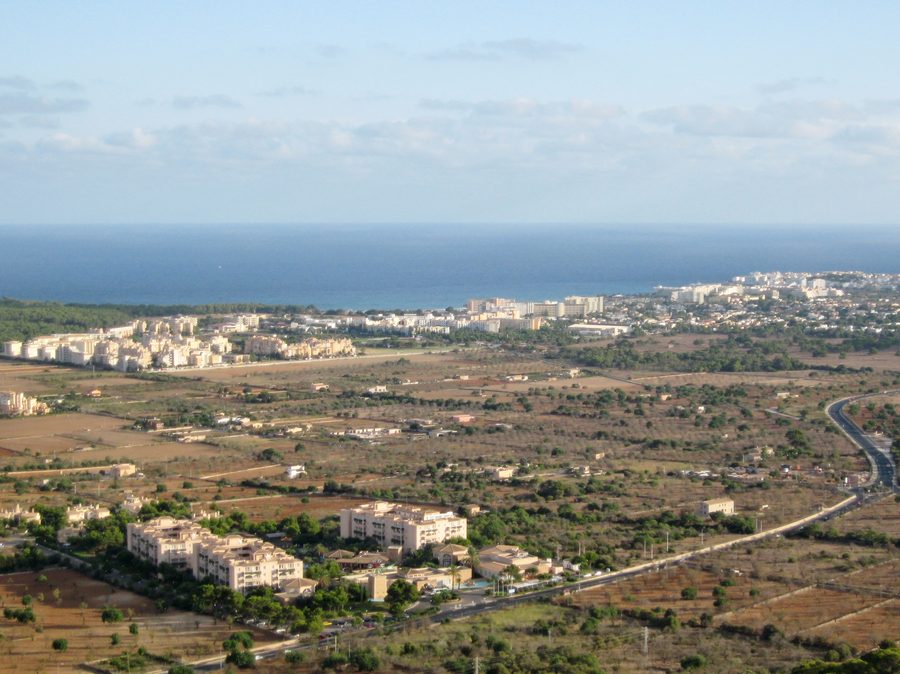 Blick auf Sa Coma und S’Illot von Na Penyal