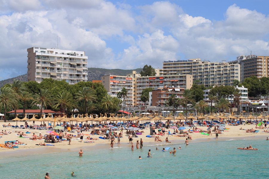 Beach of Magaluf, Mallorca