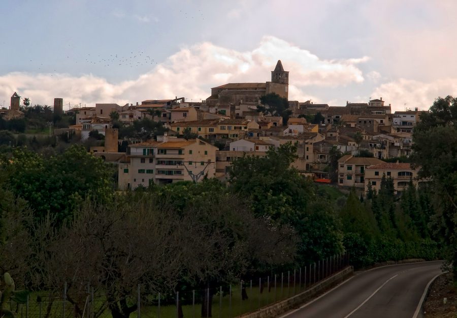 Landschaft bei Búger auf Mallorca