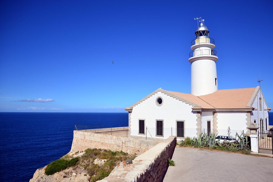 Leuchtturm Far de Capdepera bei Cala Ratjada auf Mallorca
