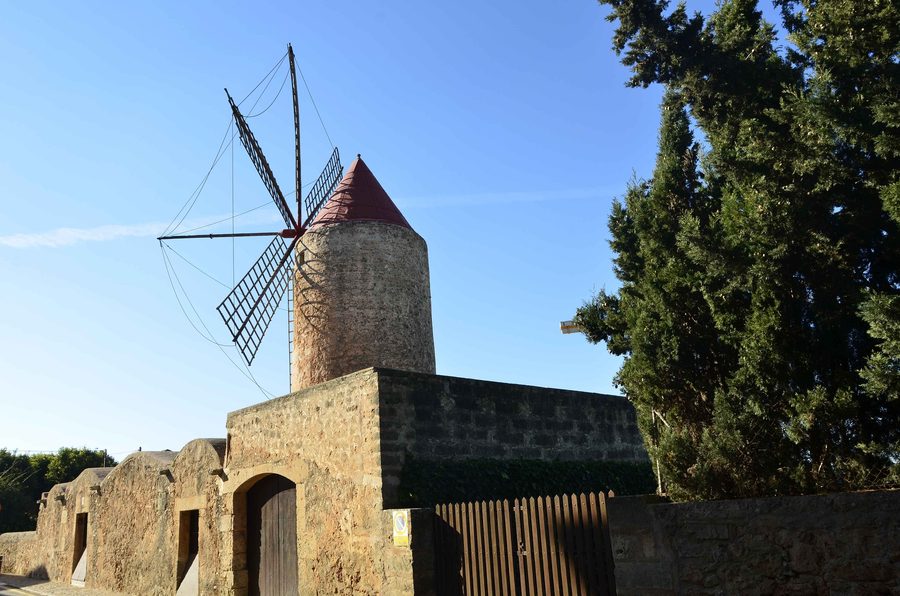 Mühle in Algaida auf Mallorca
